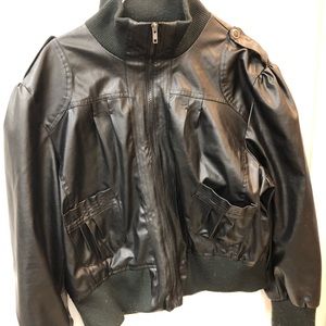 Faux Leather Jacket